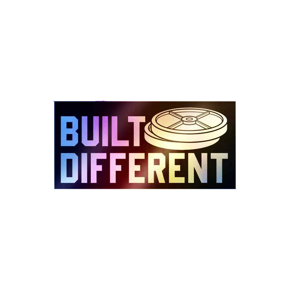 Build Different Holographic Sticker